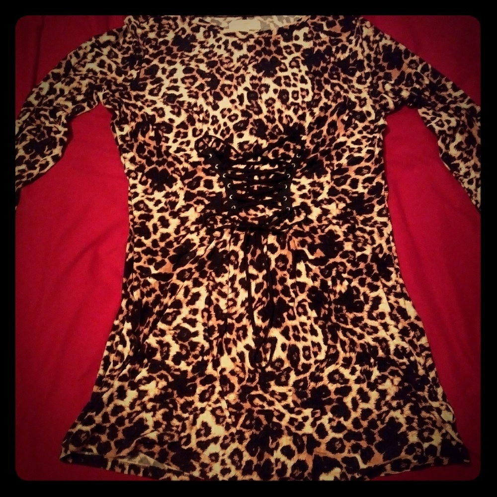 Leopard Print Tunic/Dress
